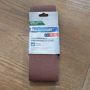 Mastercraft 4x24 Inch Sanding Belts